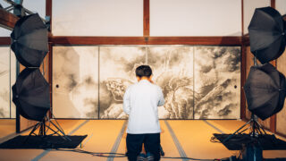 撮影レポート】龍安寺にて、襖絵の複写撮影を行いました。 | ドローン空撮サービス