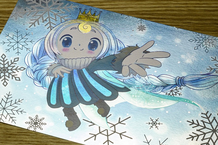 オンデマンド箔 銀 アップ